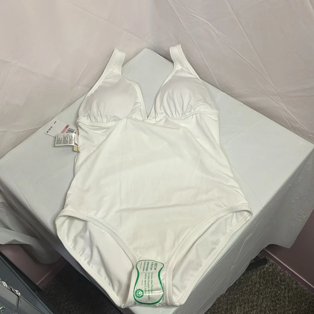 Michael Kors White One-Piece Swimsuit